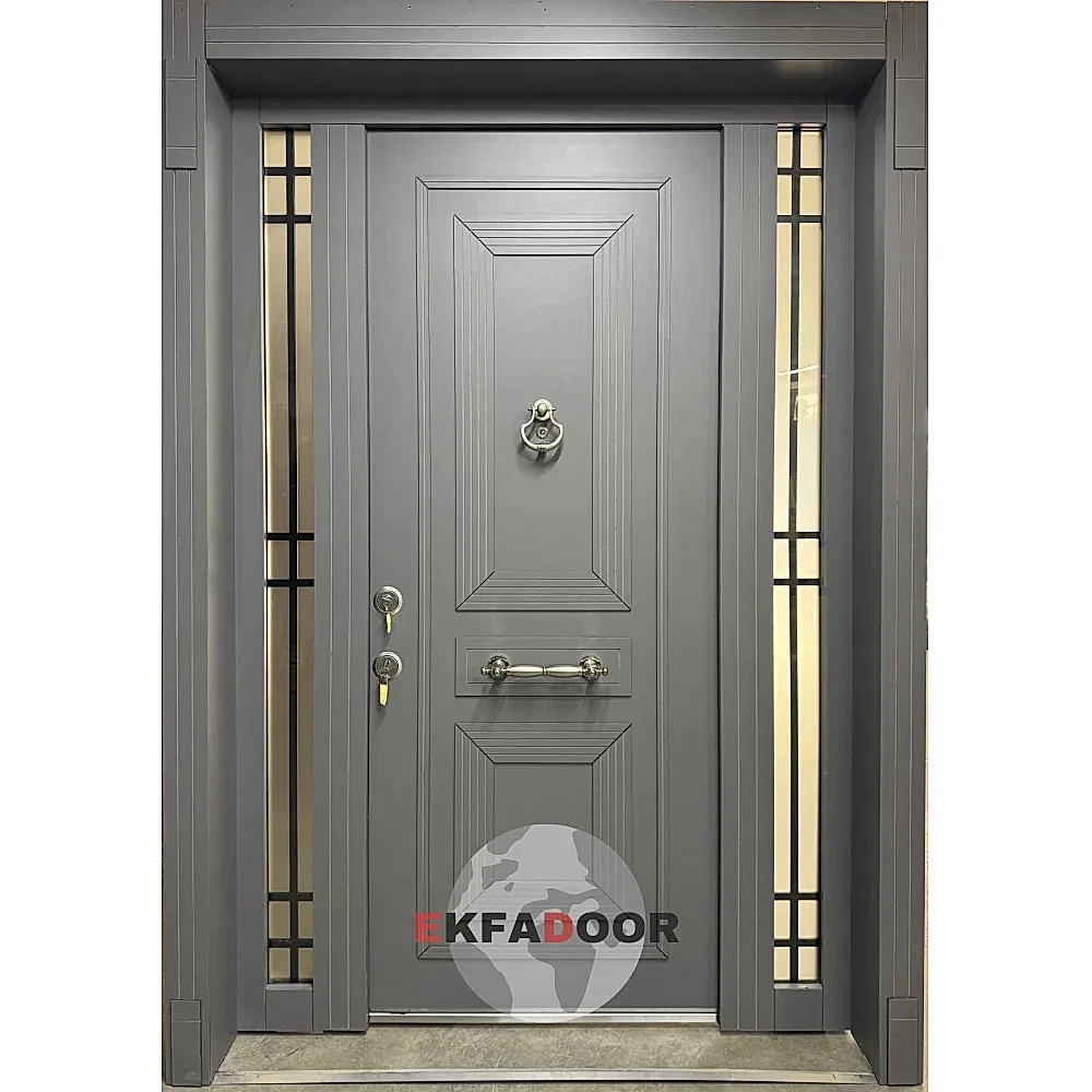 Dış İklim Kompozit ve Compact Lamine Çelik Kapılar KC-0001 - EkfaDoor