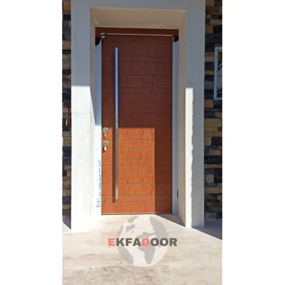 Dış İklim Kompozit ve Compact Lamine Çelik Kapılar KC-0003 - EkfaDoor