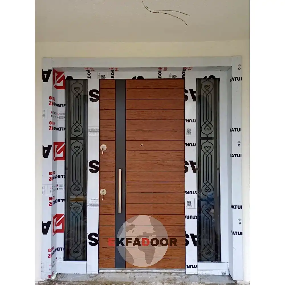 Dış İklim Kompozit ve Compact Lamine Çelik Kapılar KC-0026 - EkfaDoor