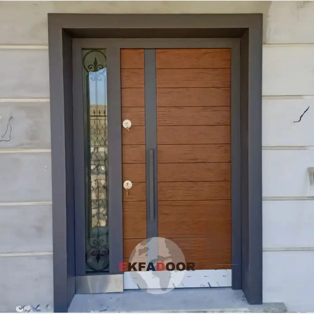 Dış İklim Kompozit ve Compact Lamine Çelik Kapılar KC-0030 - EkfaDoor