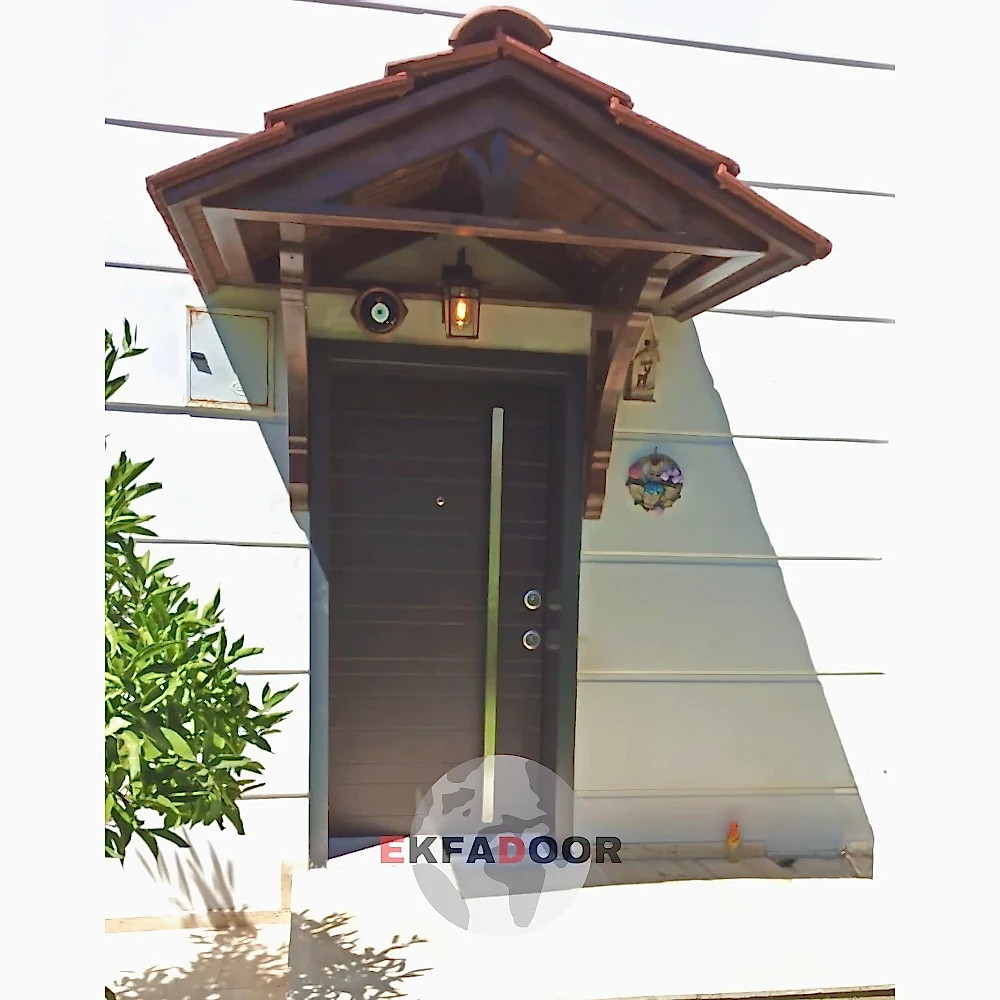 Dış İklim Kompozit ve Compact Lamine Çelik Kapılar KC-0032 - EkfaDoor