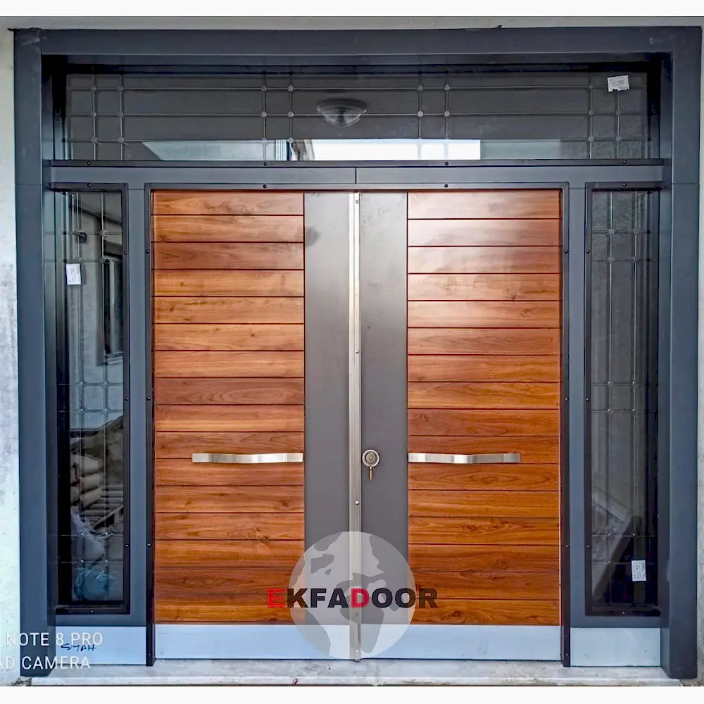 Dış İklim Kompozit ve Compact Lamine Çelik Kapılar KC-0034 - EkfaDoor