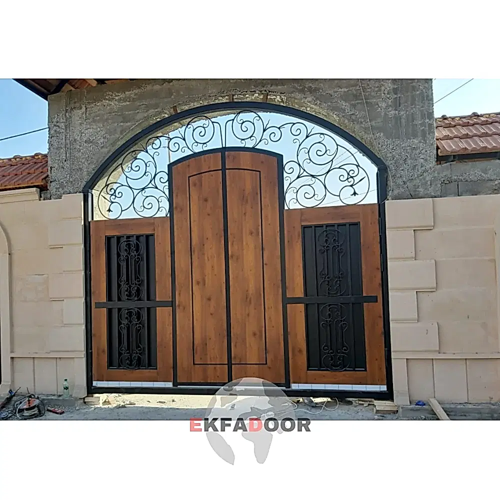 Dış İklim Kompozit ve Compact Lamine Çelik Kapılar KC-0039 - EkfaDoor