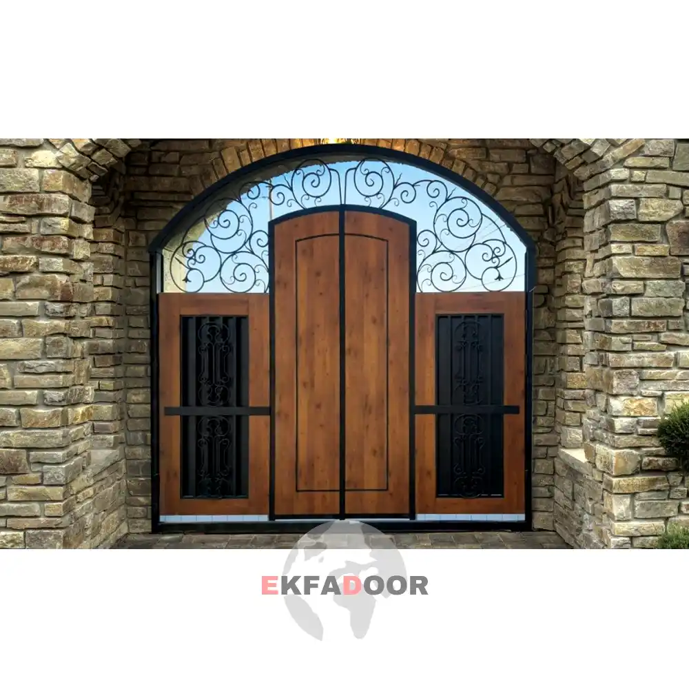 Dış İklim Kompozit ve Compact Lamine Çelik Kapılar KC-0041 Modeli- EkfaDoor