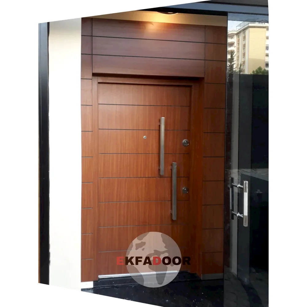 Dış İklim Kompozit ve Compact Lamine Çelik Kapılar KC-0044 - EkfaDoor